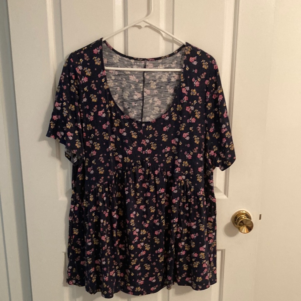 Lane Bryant Floral Top - Picture 1 of 3